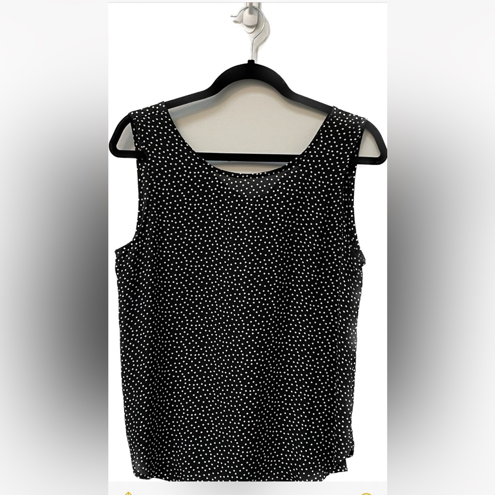 💕 Women’s LOFT Outlet loose fit blue tank top w/tie back in size small.